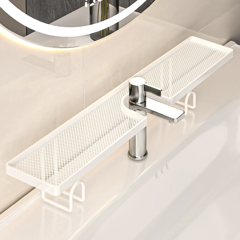 🚰✨ 50% RABATT! Armatur-Ablageregal für die Spüle – Praktischer Stauraum am Wasserhahn – Ideal für Schwämme, Seife & Spülutensilien ✨
