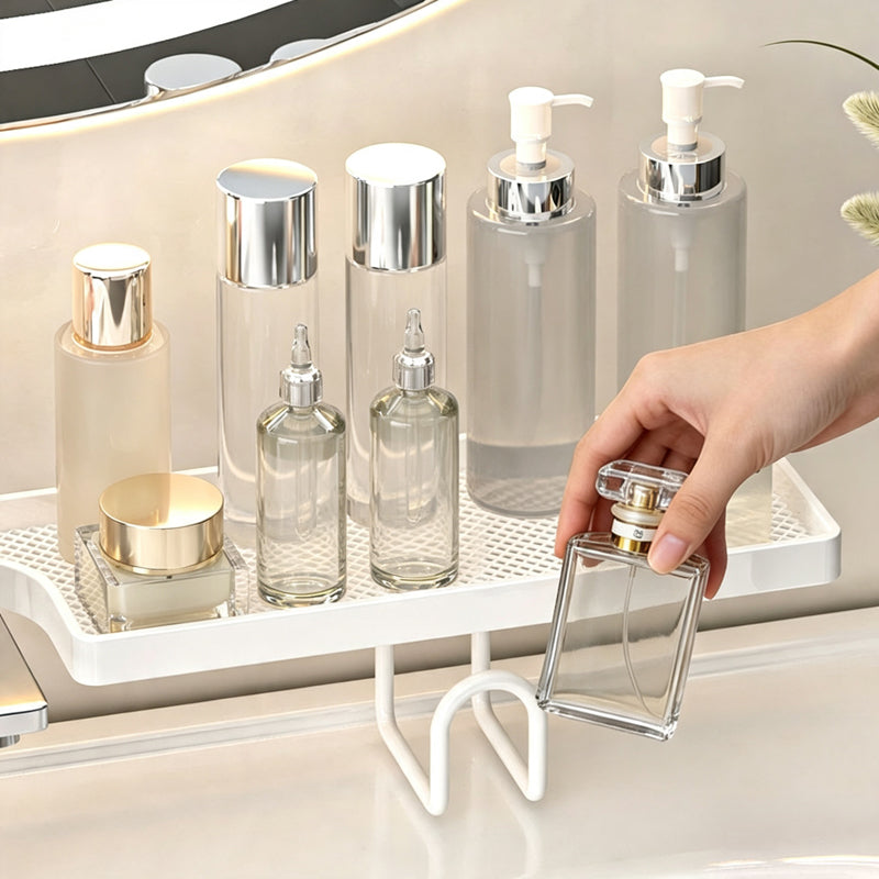 🚰✨ 50% RABATT! Armatur-Ablageregal für die Spüle – Praktischer Stauraum am Wasserhahn – Ideal für Schwämme, Seife & Spülutensilien ✨