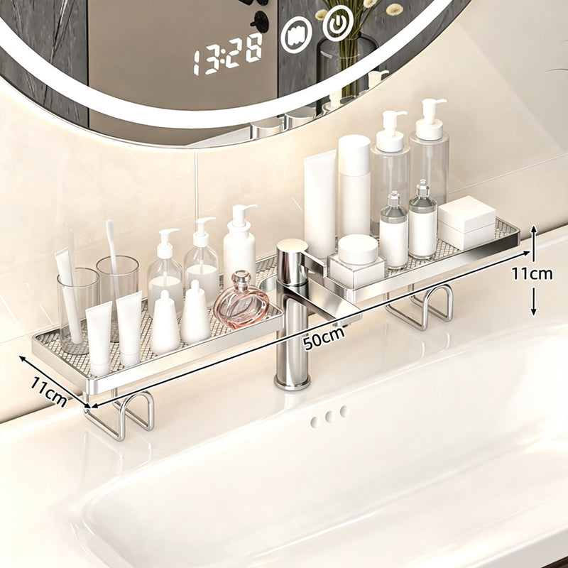 🚰✨ 50% RABATT! Armatur-Ablageregal für die Spüle – Praktischer Stauraum am Wasserhahn – Ideal für Schwämme, Seife & Spülutensilien ✨