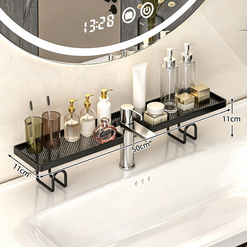🚰✨ 50% RABATT! Armatur-Ablageregal für die Spüle – Praktischer Stauraum am Wasserhahn – Ideal für Schwämme, Seife & Spülutensilien ✨