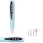 2-in-1 Elektrische Nagelfräse mit UV-Gel-Licht – Tragbares Maniküre- & Pediküre-Set