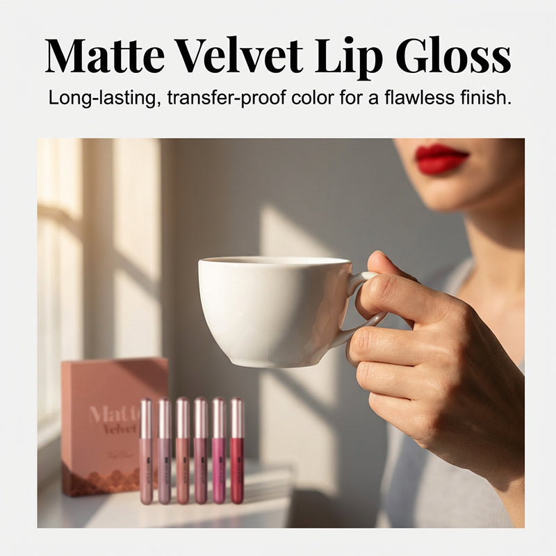 💄 50% RABATT! Flüssig-Lippenstift Set – samtiges Matte-Finish, wasserfest, cremig-leicht – von Nude bis kräftigem Rot. 💋💨