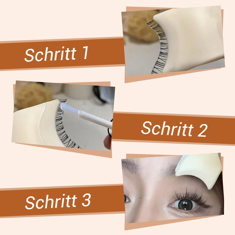 Praktischer Applikator zum Anbringen von Wimpern