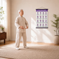 🥳💞 Über 70.000 Stück verkauft🧘☯️📜Tai-Chi-Trainingsposter für Senioren – Leicht nachvollziehbare Übungen, große Schrift und Illustrationen – Sanfte tägliche Übungen für Gleichgewicht und Beweglichkeit💪