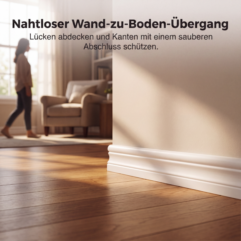 📏 50% RABATT! Flexibles Formleistenband für Wandkanten – Einfach zu verlegen, selbstklebend & vielseitig einsetzbar – Perfekt für saubere Übergänge ohne Fräsen ✨
