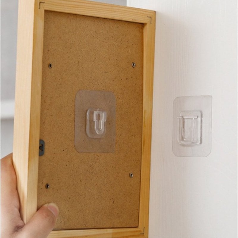 🧹 50% RABATT! Doppelseitig klebende Wandhaken – Kein Bohren, stark haftend & rückstandslos entfernbar – Für Küche, Bad, Flur & Büro – Bis zu 5 kg Tragkraft – Einfach anbringen, sofort nutzbar ✨