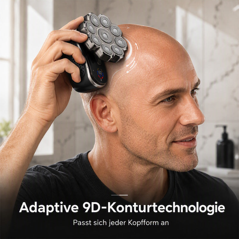 📢📢50% RABATT !!⏰Wasserdichter elektrischer Haarschneider mit Akku
