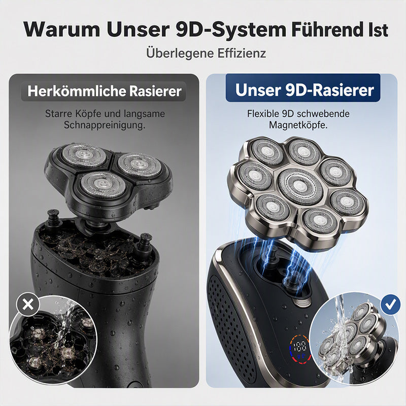 📢📢50% RABATT !!⏰Wasserdichter elektrischer Haarschneider mit Akku
