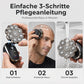 📢📢50% RABATT !!⏰Wasserdichter elektrischer Haarschneider mit Akku