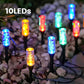 📢📢50% RABATT !!⏰Solarbetriebene Wegbeleuchtung mit Erdspieß, wetterfest, für Garten‑ und Wegebeleuchtung🌙