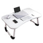 🛏️ 50% RABATT! Klappbarer Laptop-Betttisch mit Getränkehalter – Frühstück, Arbeiten & Filme im Bett – Stabil, leicht & platzsparend ✨