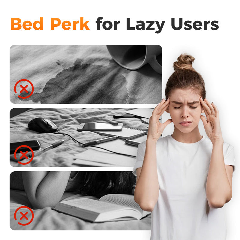 🛏️ 50% RABATT! Klappbarer Laptop-Betttisch mit Getränkehalter – Frühstück, Arbeiten & Filme im Bett – Stabil, leicht & platzsparend ✨