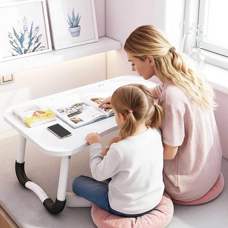 🛏️ 50% RABATT! Klappbarer Laptop-Betttisch mit Getränkehalter – Frühstück, Arbeiten & Filme im Bett – Stabil, leicht & platzsparend ✨