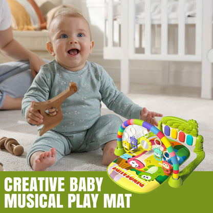🎵 50% RABATT! Kreative Baby-Musikspieldecke – Interaktives Piano-Spielmatten-Set – Fördert Motorik, Musikgefühl & Sinne – Perfekt für Babys ab Geburt 👶✨