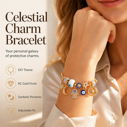 🌙✨ 50% RABATT! Himmliches Sonne-Mond-Charm-Armband – Mystisch, symbolträchtig & elegant – Perfekt für Alltag, Festival & Geschenke 🌞