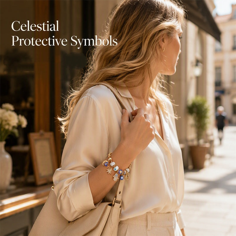 🌙✨ 50% RABATT! Himmliches Sonne-Mond-Charm-Armband – Mystisch, symbolträchtig & elegant – Perfekt für Alltag, Festival & Geschenke 🌞