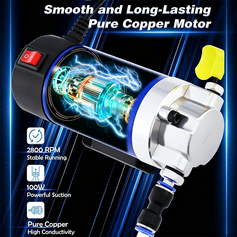 🛍️ 50 % Rabatt – Tragbare 12V-Ölablasspumpe für Motor- & Getriebeöl – mit Kupfermotor, inkl. Schläuche & Aufbewahrungsbox 🔧