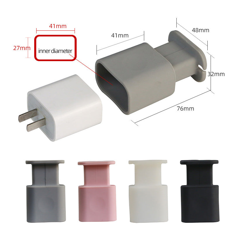 🎁 50% RABATT! 🔌 Tragbare All-in-One-Ladegerät-Hülle aus Silikon – Schützt Kabel & Netzteil, kompakt & ordentlich – Perfekt für Reisen, Büro & Zuhause ✨