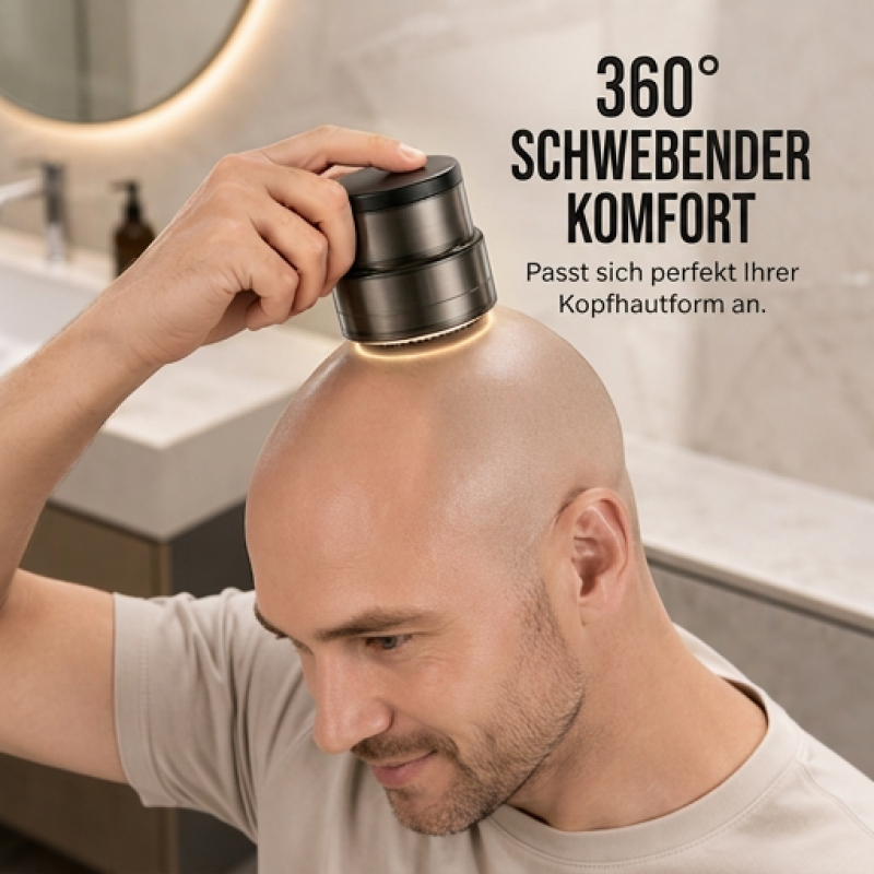 📢📢50% RABATT !!⏰2-in-1 intelligenter Elektrorasierer für Glatzen und Bartschneider mit Digitalanzeige