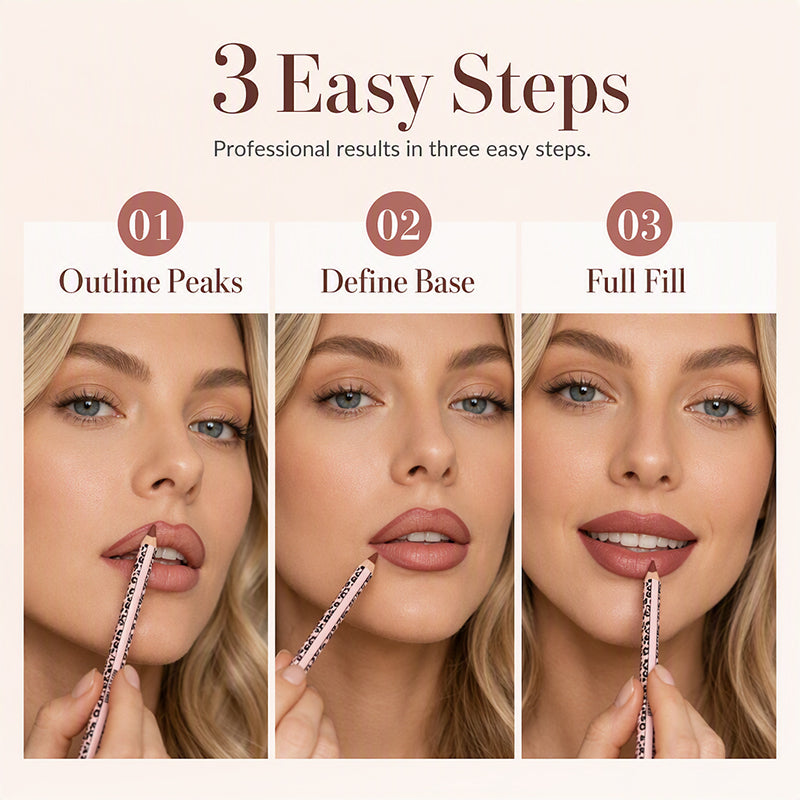 💄 50% RABATT! ✨ 12-Farben Mattes Lipliner-Set, präzise Lippenkonturen, wischfest, ganztägig langanhaltend❤️