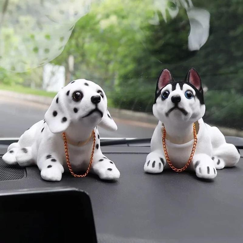 🐶 50 % RABATT!🚗 Sorgt für nette Auto‑Atmosphäre – Süßer Hund Wackelkopf‑Dekor, niedliches Design, standsicher