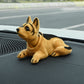 🐶 50 % RABATT!🚗 Sorgt für nette Auto‑Atmosphäre – Süßer Hund Wackelkopf‑Dekor, niedliches Design, standsicher