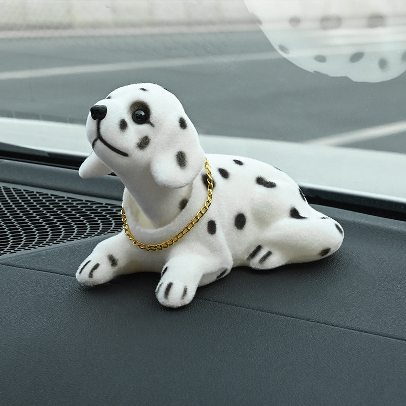 🐶 50 % RABATT!🚗 Sorgt für nette Auto‑Atmosphäre – Süßer Hund Wackelkopf‑Dekor, niedliches Design, standsicher