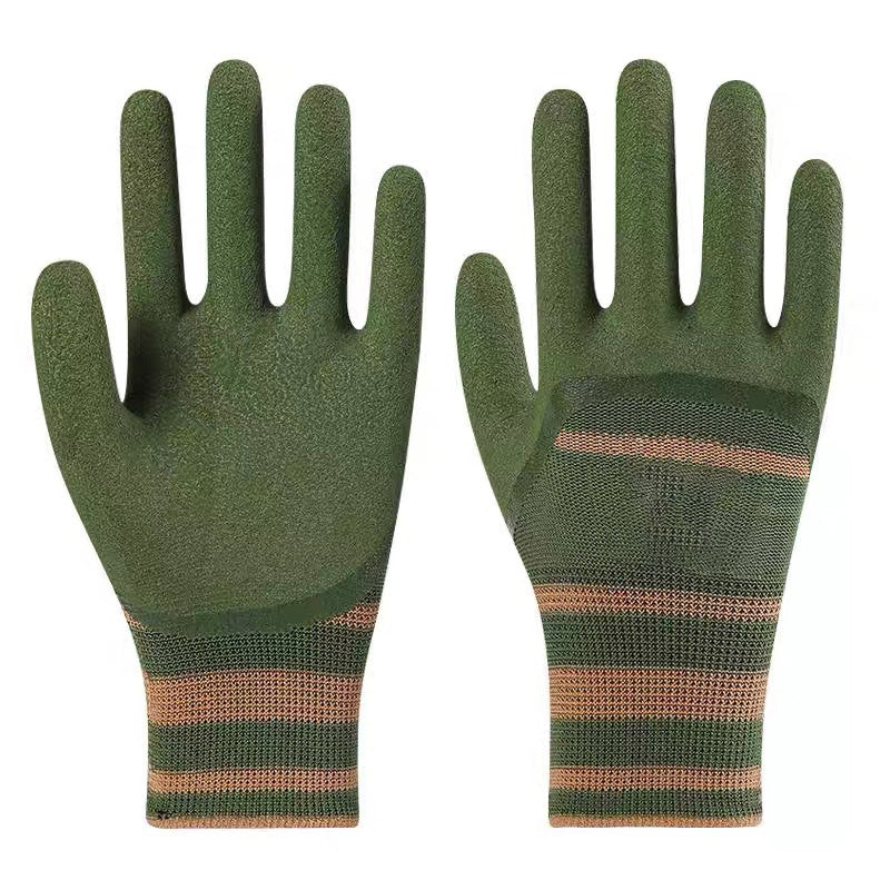 🧤 50 % RABATT! 🌱 Schützt Ihre Hände bei der Gartenarbeit – Robuste Gartenhandschuhe aus Gummi, rutschfest, abriebfest, geeignet für Pflanzenpflege und Beschneiden