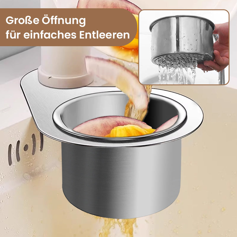50% RABATT! 🪣 Hänge-Siebkorb für die Spüle – Platz sparend, universelle Passform & vielseitig einsetzbar