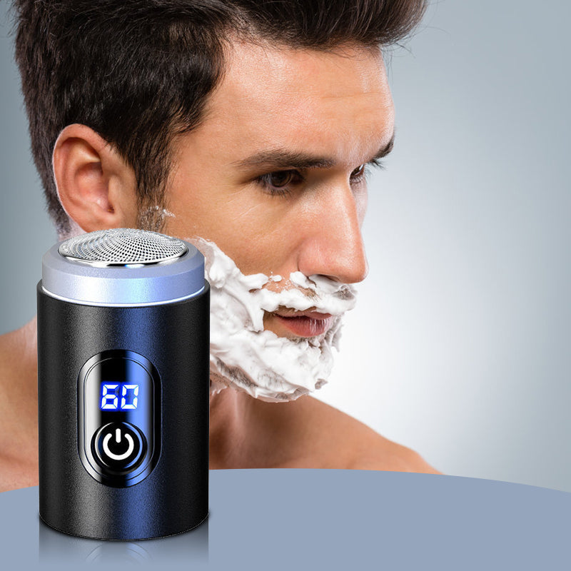 ✂️50 % RABATT⏰ Mini tragbarer wiederaufladbarer Rasierer, kompakt für Reisen & Alltag