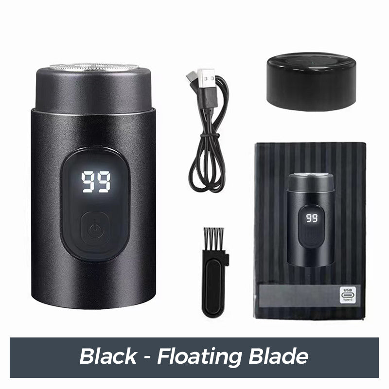 ✂️50 % RABATT⏰ Mini tragbarer wiederaufladbarer Rasierer, kompakt für Reisen & Alltag