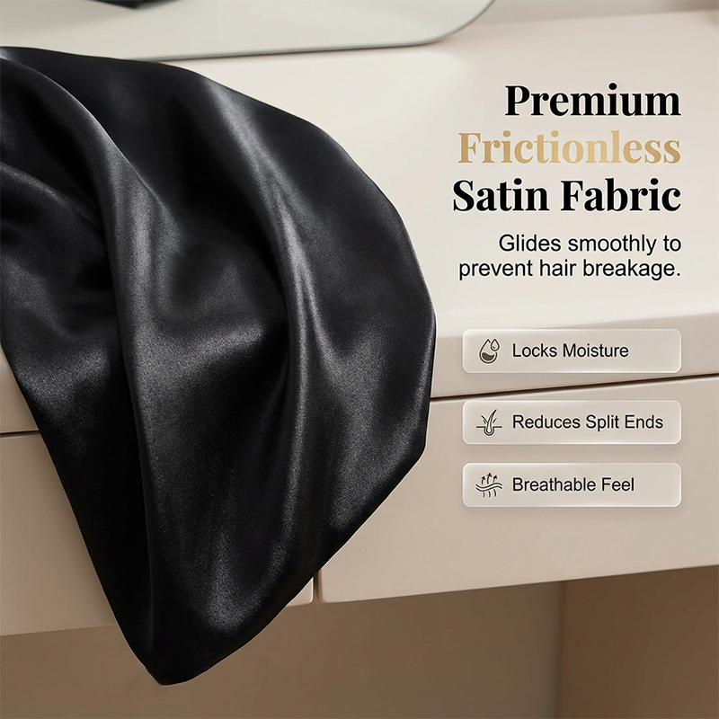 Heatless Curl Satin Bonnet for Sleeping