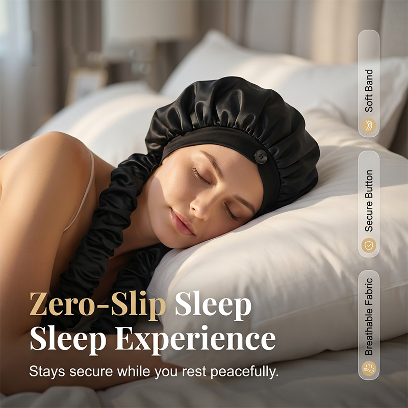 Heatless Curl Satin Bonnet for Sleeping