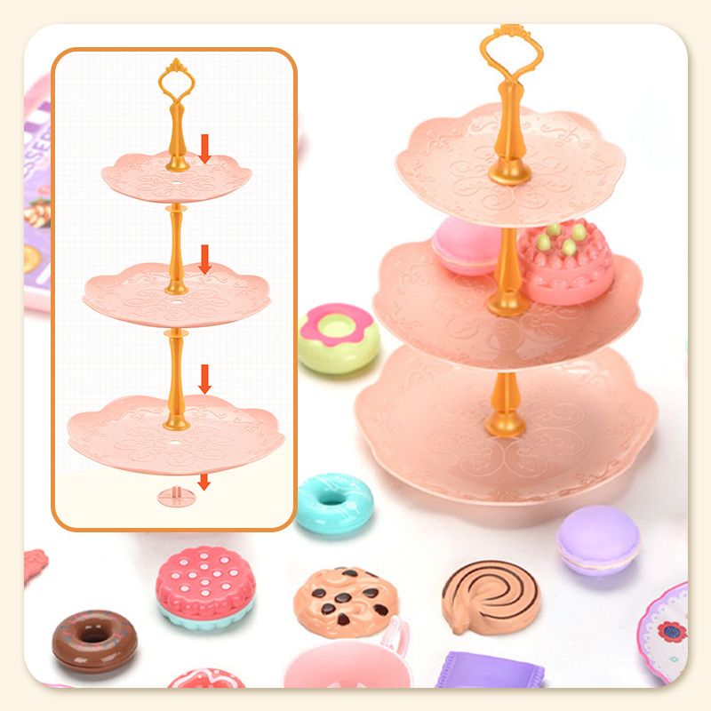 🍵 BLITZANGEBOT: 50% RABATT! 🦄 Kinder-Teeservice Spielzeug – PP/PS – 17-teilig Tragbar für Kinder ab 3 Jahren – Fantasiespiel & Teeparty 🎀