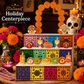 50% RABATT! 💀 Día de los Muertos Holz-Ofrenda-Regal mit 3 Etagen – Dekoratives Altar-Regal für Totengedenken, Calavera-Dekor & Kerzen – Handbemalt, stabil & stimmungsvoll 🕯️