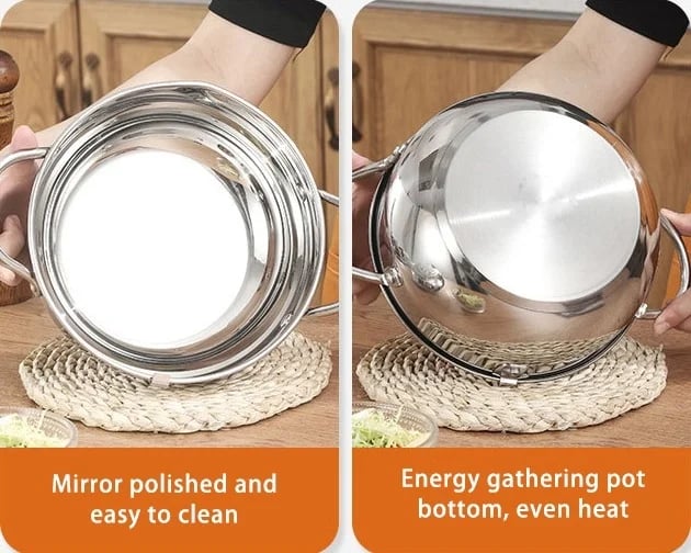 🍳🌡️ Fritierkessel mit Temperaturregelung – Edelstahl 304 Fritierkorb mit Öl-Ablaufsystem | Premium Qualität