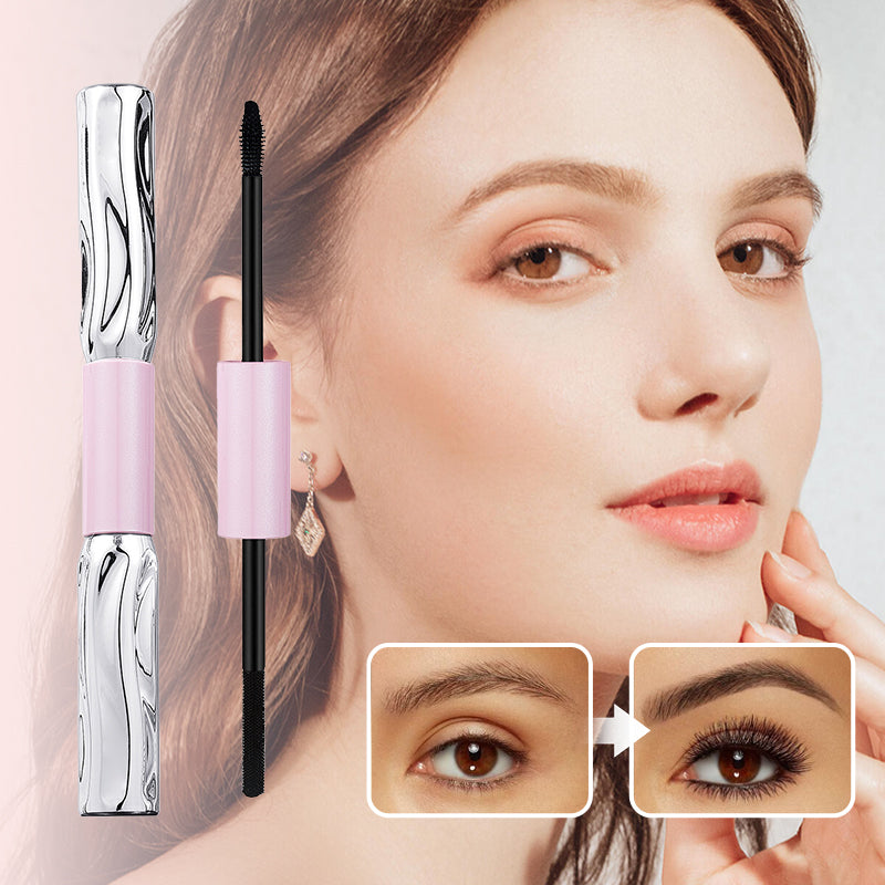 ✨ JETZT 50 % RABATT! !✨2-in-1-Mascara für Volumen und Schwung | Wisch- und wasserbeständig, Schwarz