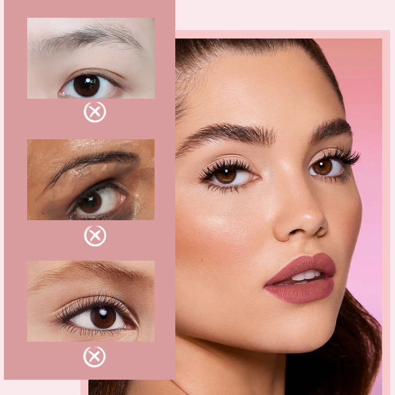 ✨ JETZT 50 % RABATT! !✨2-in-1-Mascara für Volumen und Schwung | Wisch- und wasserbeständig, Schwarz
