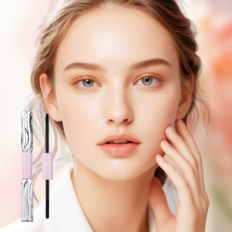 ✨ JETZT 50 % RABATT! !✨2-in-1-Mascara für Volumen und Schwung | Wisch- und wasserbeständig, Schwarz