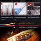 📢📢50% RABATT !!⏰2 Stück / Flexible Auto-LED-Flussblinkleuchten