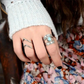 💍 50% RABATT! 🍂 Vintage Geschnitzter Tropfenring für Damen – Antik-inspiriertes Design mit feinen Gravuren – Retro-Eleganz, verstellbar & hautfreundlich ✨