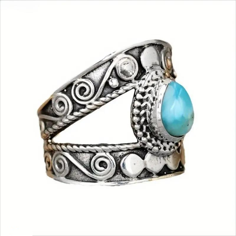 💍 50% RABATT! 🍂 Vintage Geschnitzter Tropfenring für Damen – Antik-inspiriertes Design mit feinen Gravuren – Retro-Eleganz, verstellbar & hautfreundlich ✨