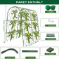 🌿 50% RABATT! 🌱 Stabiles Bogen-Rankgitter – Robust, witterungsbeständig & einfach zu montieren – Ideal für Kletterpflanzen, Rosen & Gartengestaltung 🏡