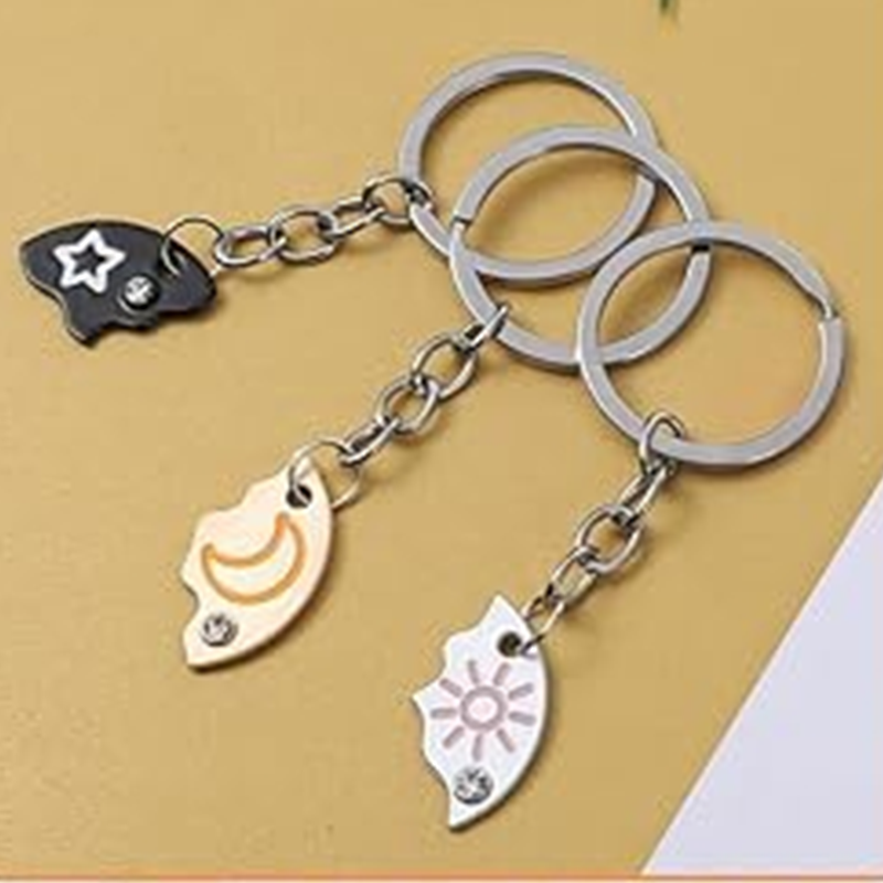 💝 LIMITIERTES ANGEBOT – Heute 50 % sparen! 💝 3-teiliges Freundschafts-Schlüsselanhänger-Set