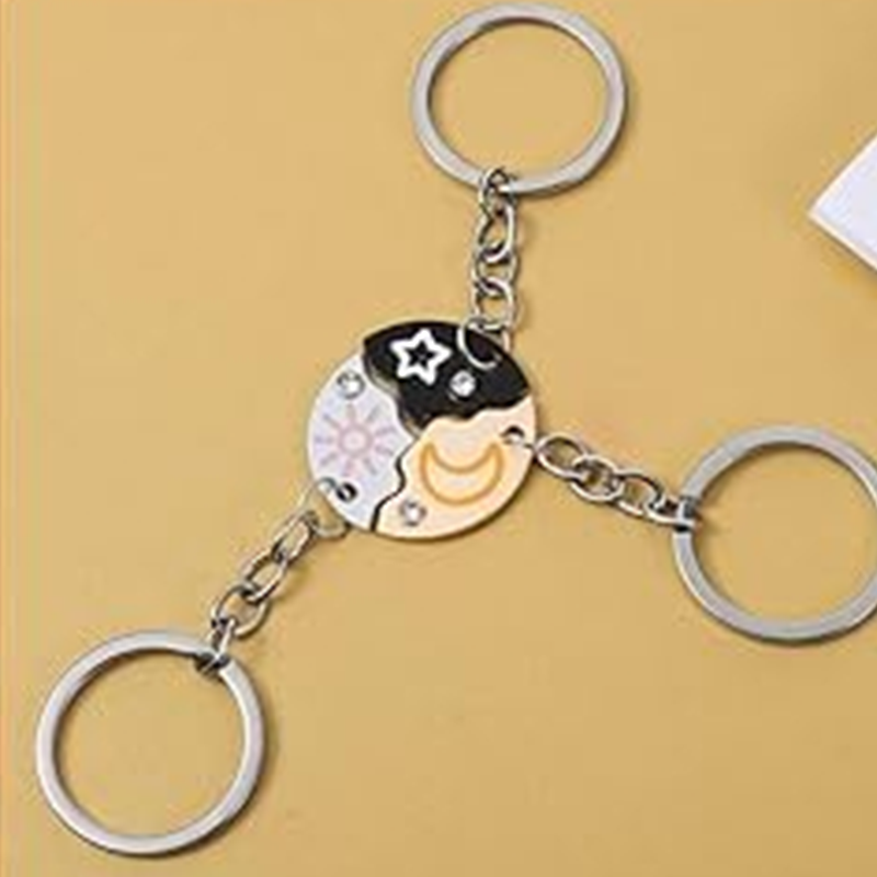 💝 LIMITIERTES ANGEBOT – Heute 50 % sparen! 💝 3-teiliges Freundschafts-Schlüsselanhänger-Set