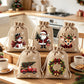 🎄 NUR FÜR KURZE ZEIT 50 % RABATT! 🎁 Weihnachts-Geschenksäckchen mit Kordelzug – Festliche Weihnachtsmann- & Rentier-Motive, Doppelter Kordelzug & Strapazierfähiger Stoff – Weihnachtsfreude in jedem Geschenk ✨
