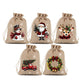 🎄 NUR FÜR KURZE ZEIT 50 % RABATT! 🎁 Weihnachts-Geschenksäckchen mit Kordelzug – Festliche Weihnachtsmann- & Rentier-Motive, Doppelter Kordelzug & Strapazierfähiger Stoff – Weihnachtsfreude in jedem Geschenk ✨