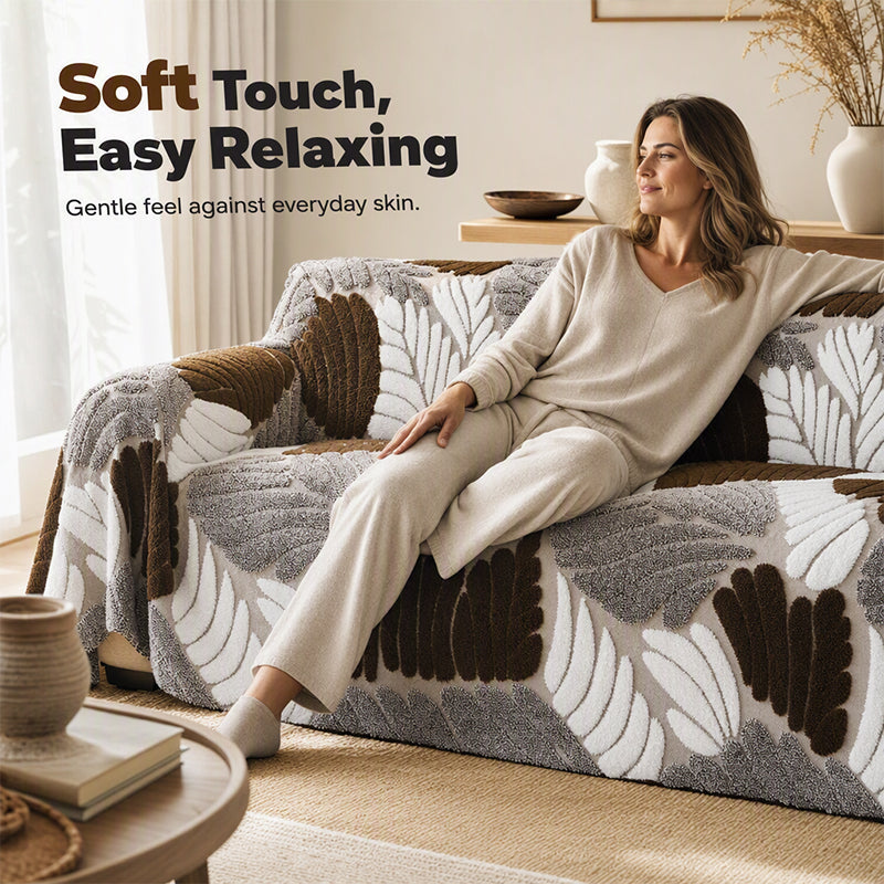 Elegante rutschfeste Jacquard-Sofabezug