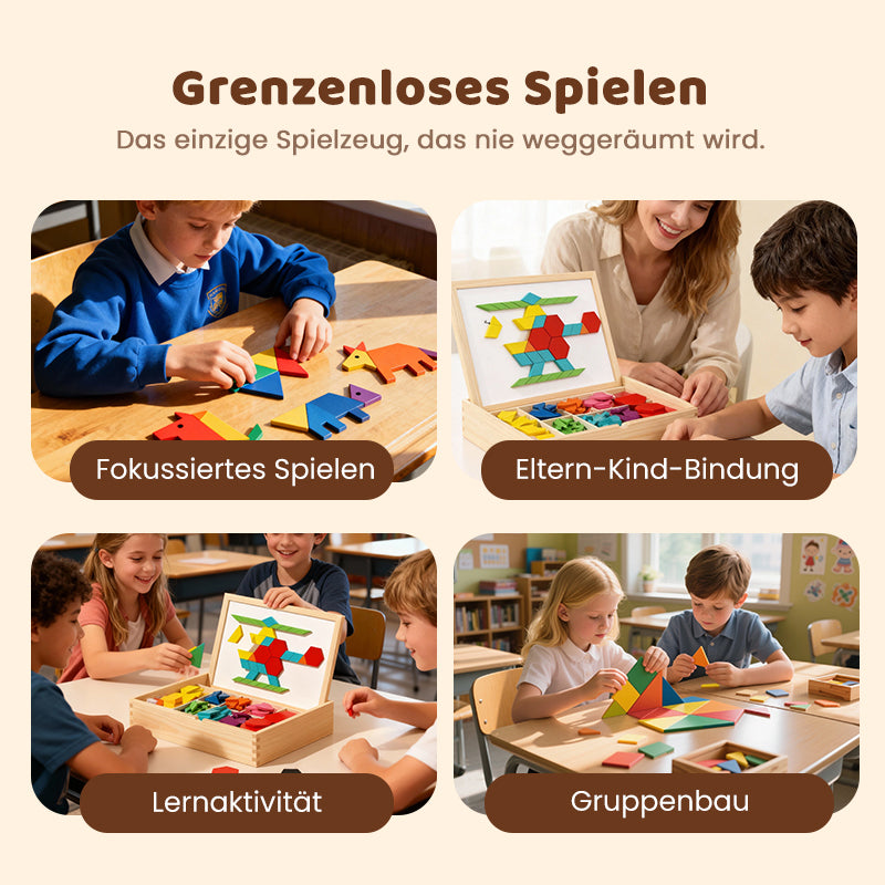 🧩 Solange der Vorrat reicht – 49 % Rabatt! 🎉 Magnetisches Puzzlespiel aus Holz mit Motiven – Fördert Konzentration, Feinmotorik & Kreativität – Perfekt für Kinder & Erwachsene – Kompakt & magnetisch – ideal für Reisen & ruhige Stunden zu Hause ✨