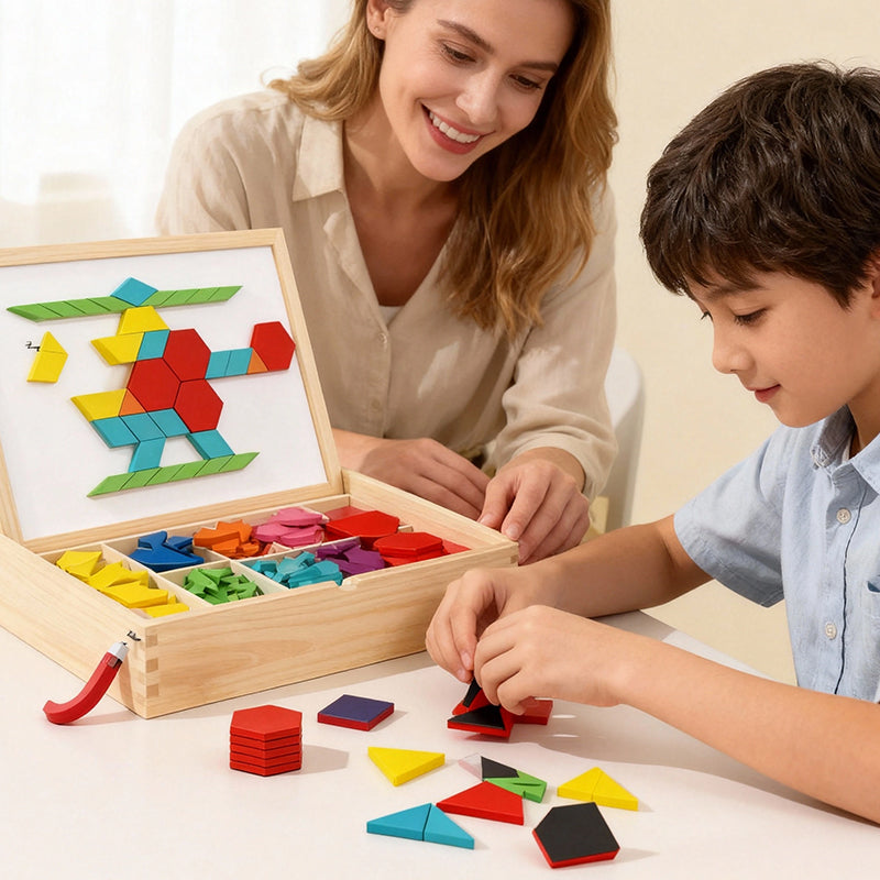🧩 Solange der Vorrat reicht – 49 % Rabatt! 🎉 Magnetisches Puzzlespiel aus Holz mit Motiven – Fördert Konzentration, Feinmotorik & Kreativität – Perfekt für Kinder & Erwachsene – Kompakt & magnetisch – ideal für Reisen & ruhige Stunden zu Hause ✨